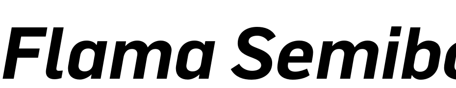 Flama Semibold Italic Schrift Herunterladen Kostenlos