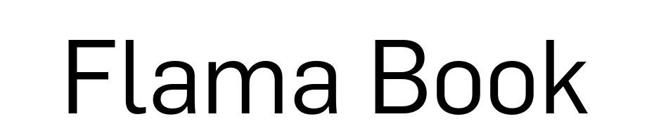 Flama Book Font Download Free