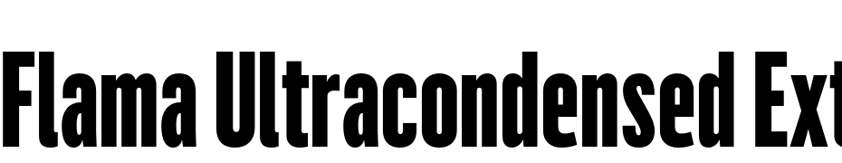 Flama Ultracondensed Extrabold Schrift Herunterladen Kostenlos