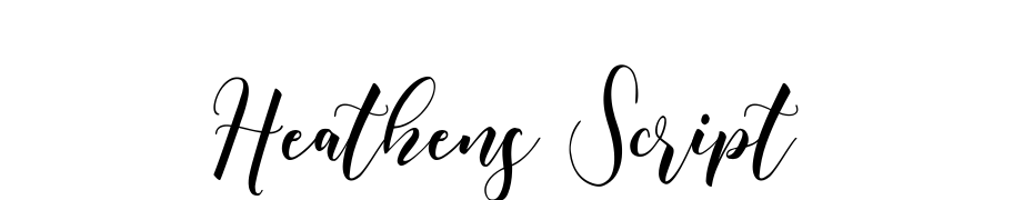 Heathens Script Font Download Free
