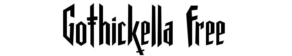 Gothickella Free Font Download Free