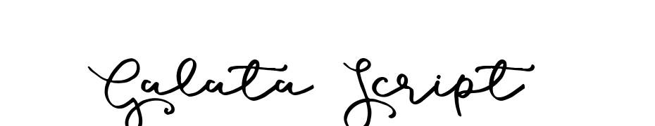 Galata Script Yazı tipi ücretsiz indir