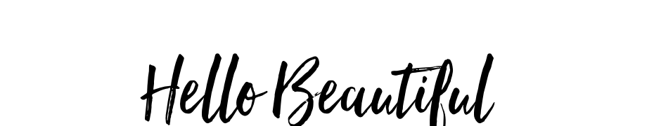 Hello Beautiful Font Free Download