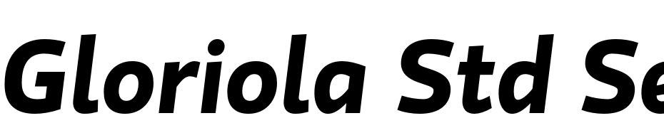 Gloriola Std Semi Bold Italic Font Download Free