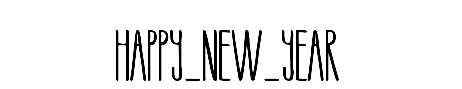 Happy_New_Year Schrift Herunterladen Kostenlos