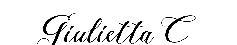 Giulietta C Font Download Free