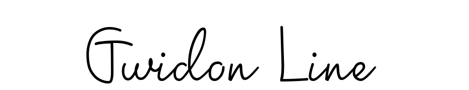 Gwidon Line Font Download Free