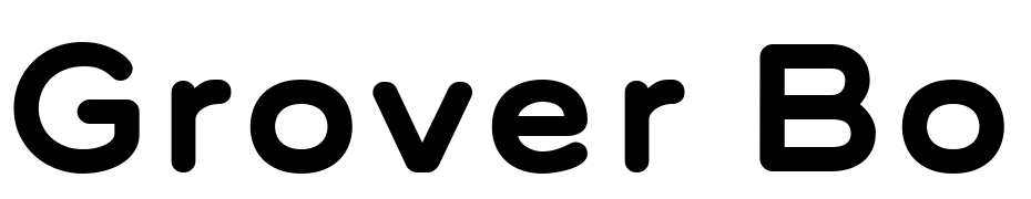 Grover Bold cкачати шрифт безкоштовно