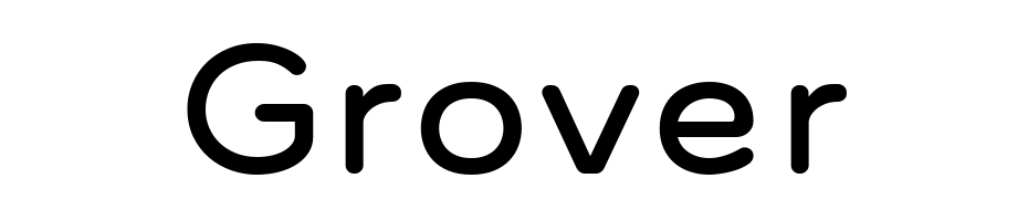 Grover Schrift Herunterladen Kostenlos