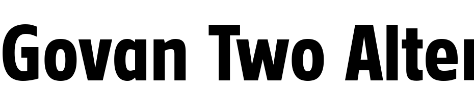 Govan Two Alternate Font Download Free