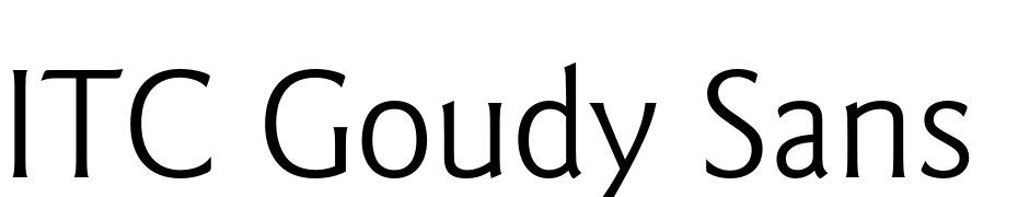 ITC Goudy Sans Pro Book Font Download Free