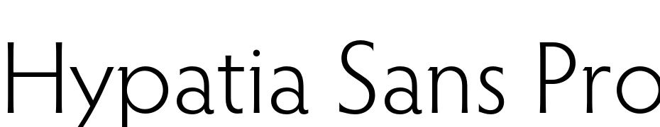Hypatia Sans Pro Light Font Download Free