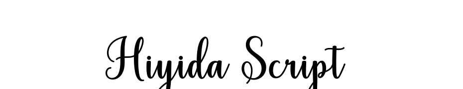 Hiyida Script Font Download Free