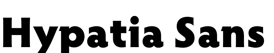 Hypatia Sans Pro Black Fuente Descargar Gratis