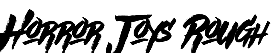 Horror Joys Rough Schrift Herunterladen Kostenlos
