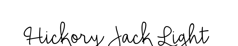 Hickory Jack Light Yazı tipi ücretsiz indir