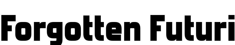 Forgotten Futurist Bl Regular Font Download Free