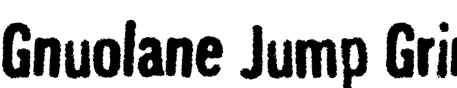 Gnuolane Jump Grind Bold Font Download Free