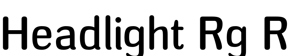 Headlight Rg Regular Font Download Free
