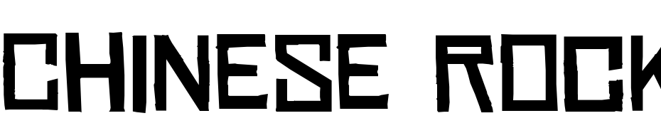Chinese Rocks Xp Regular Font Download Free