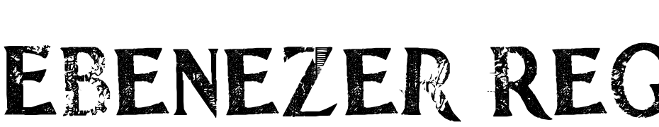 Ebenezer Regular Font Download Free