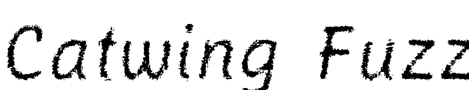 Catwing Fuzz Regular Font Download Free