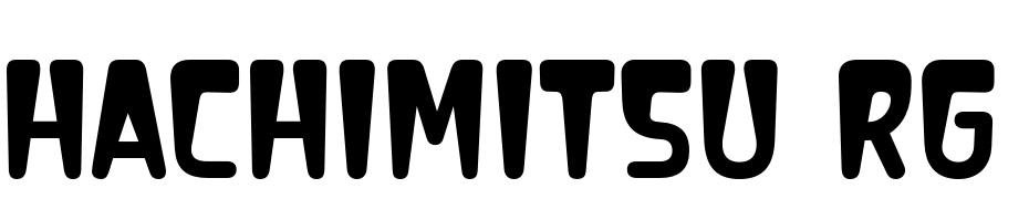 Hachimitsu Rg Regular Font Download Free