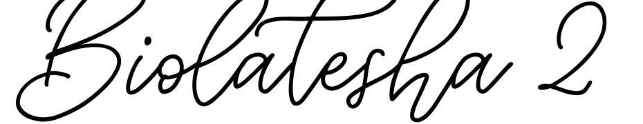 Biolatesha 2 Font Download Free