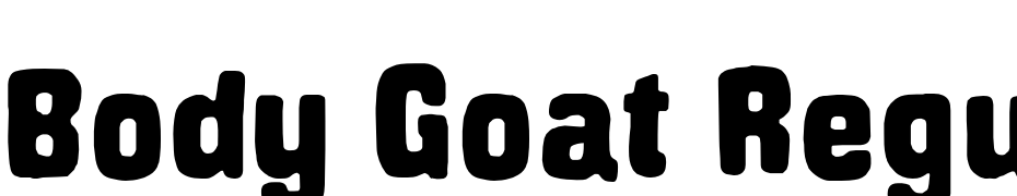 Body Goat Regular Fuente Descargar Gratis