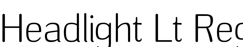 Headlight Lt Regular Font Download Free