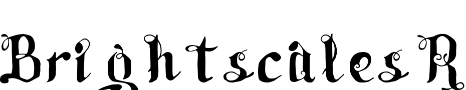 Brightscales Regular Font Download Free