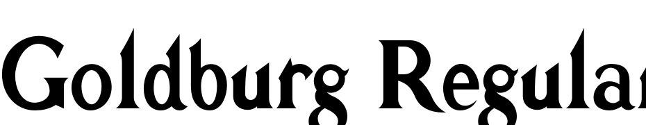 Goldburg Regular Schrift Herunterladen Kostenlos