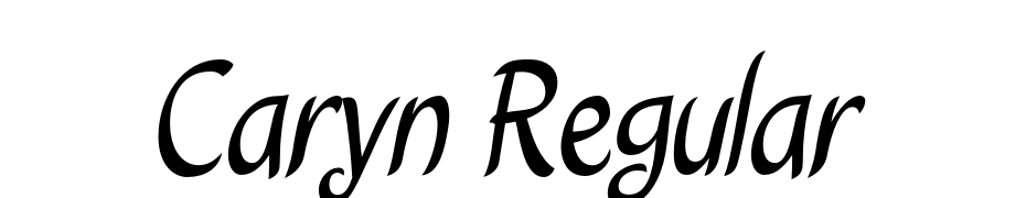 Caryn Regular Font Download Free