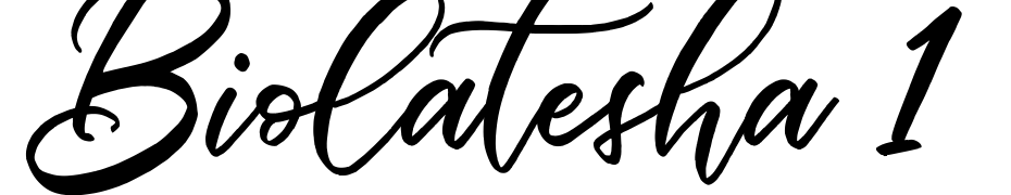 Biolatesha 1 Font Download Free