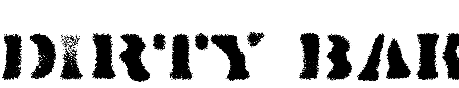 Dirty Bakers Dozen Spraypaint Regular Font Download Free