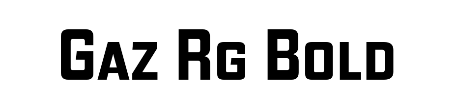 Gaz Rg Bold Fuente Descargar Gratis