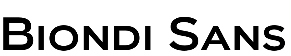 Biondi Sans Rg Regular Font Download Free