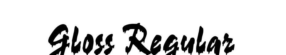 Gloss Regular Font Download Free