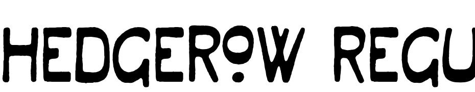 Hedgerow Regular Fuente Descargar Gratis