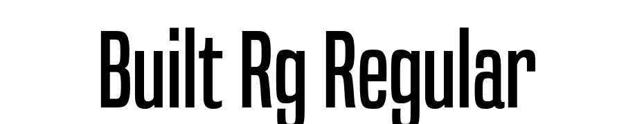 Built Rg Regular Font Download Free