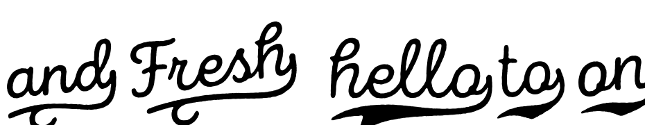 Intro Goodies Words Font Download Free