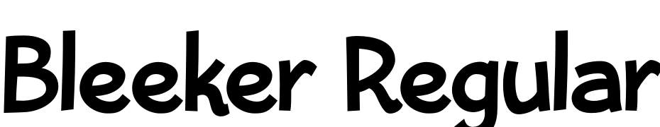 Bleeker Regular Font Download Free