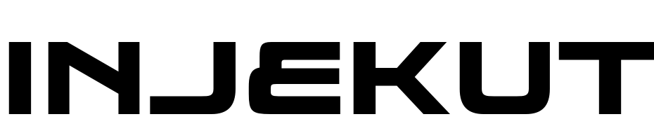 Injekuta Bl Regular Font Download Free