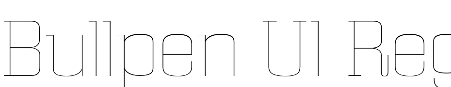 Bullpen Ul Regular Font Download Free
