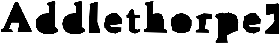 Addlethorpe2 Regular Font Download Free