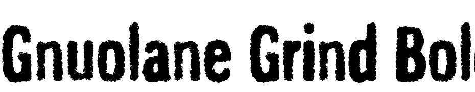 Gnuolane Grind Bold Font Download Free