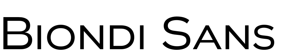 Biondi Sans Bk Regular Font Download Free
