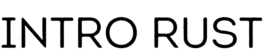 Intro Rust Book Base Font Download Free