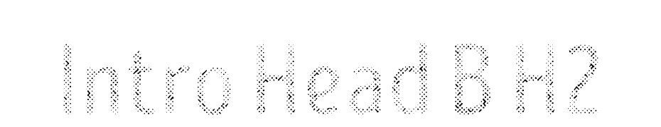 Intro Head B H2 Font Download Free