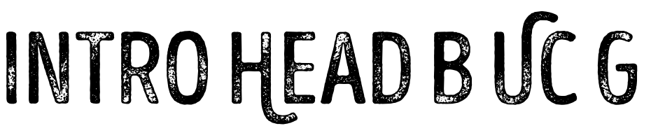 Intro Head B UC G Base Font Download Free